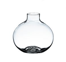 BUDVASE 4"H ROUND CLEAR