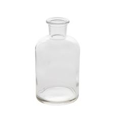 BUDVASE BOTTLE 8x2" CLEAR