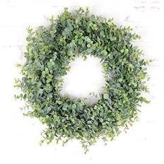 WREATH 20" EUCALYPTUS BLUE GRN