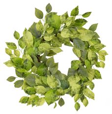 WREATH FOLIAGE 22" TT GREEN