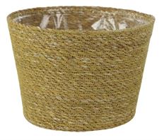 HOGLA BASKET 7"H 9.25"D NATURAL