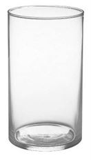 VASE CYLINDER 6"H CLEAR 12/CS